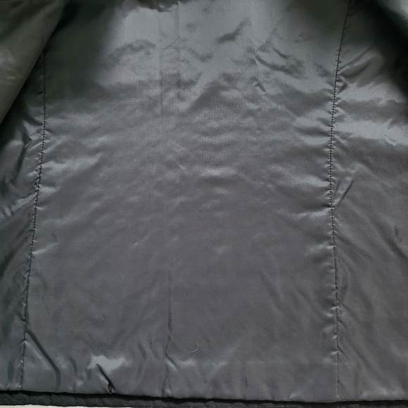 ESPRIT Quilted Jacket with Hood Full Zip Black Size Small - Picture 7 of 10